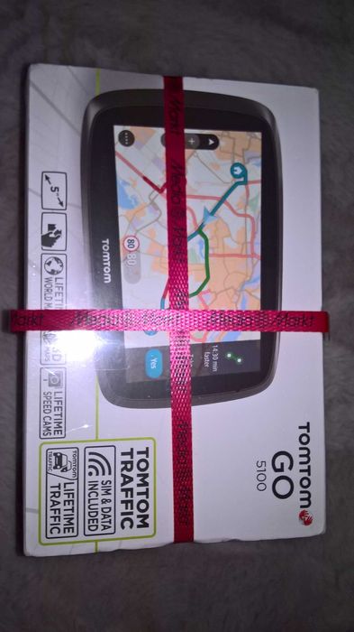 TomTom GO 5100 - nowy - oryginalnie zamkniety - plomba - Box