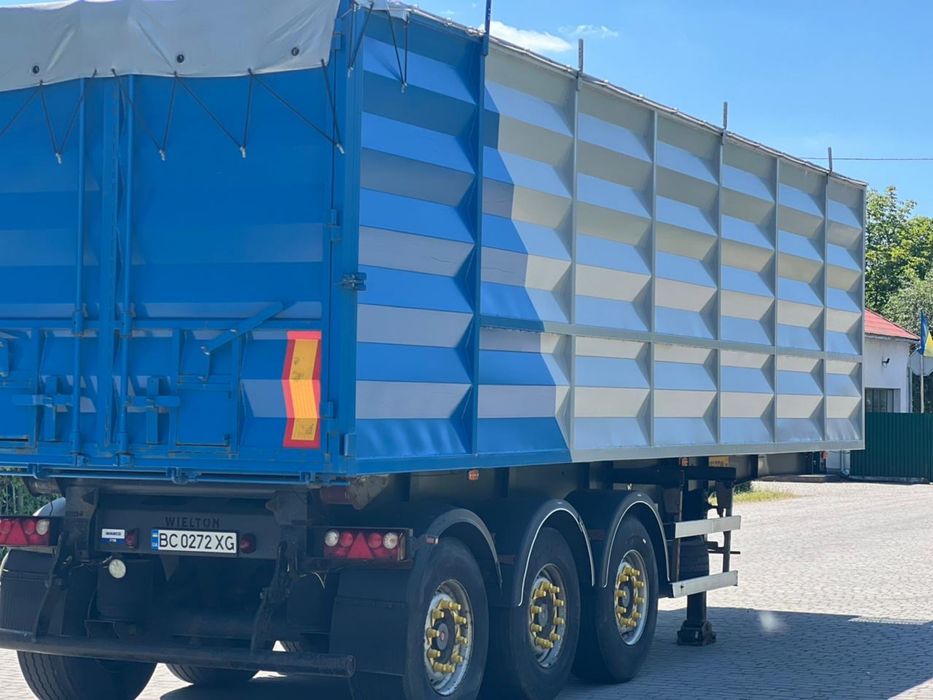 Продам Wielton напівпричіп самоскид зерновоз Daf XF105 гідравліка