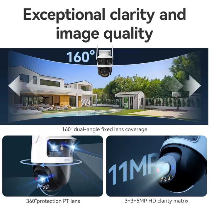 Поворотная камера Imou Cruiser Triple 11MP