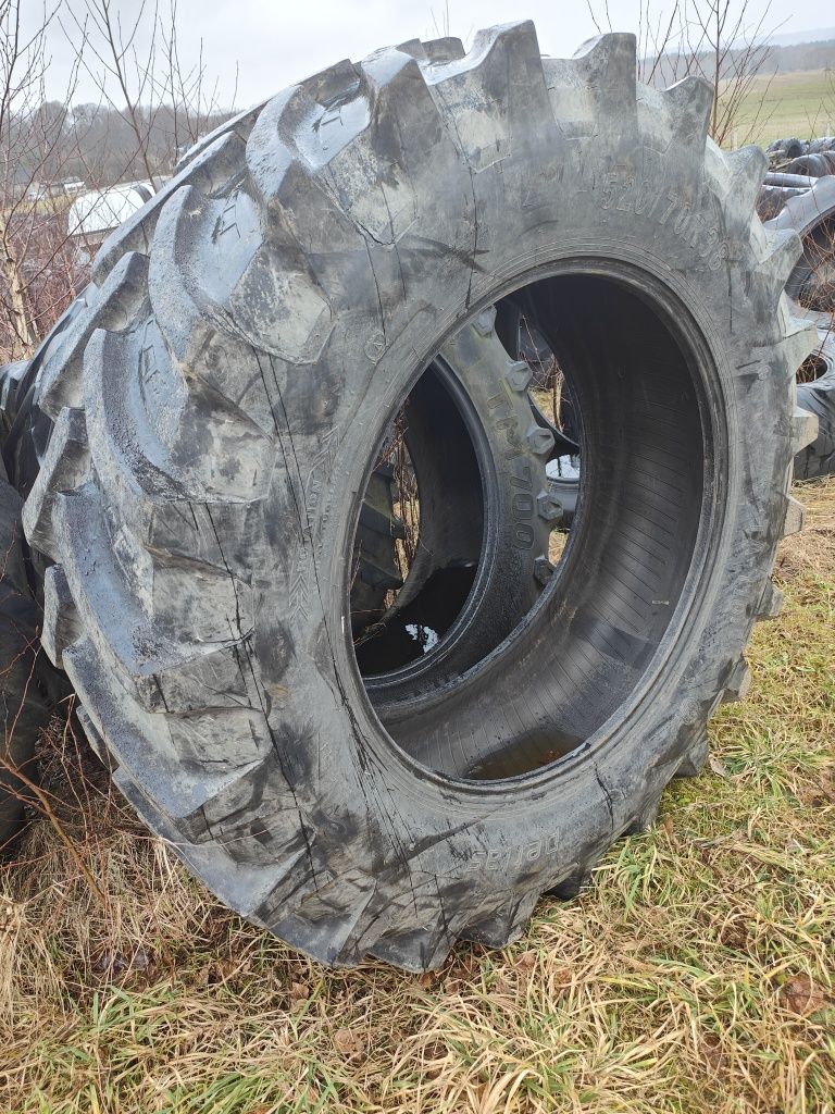 Para opony jak nowe wzmocnione 520/70 R38 zachodnie (460/85) para