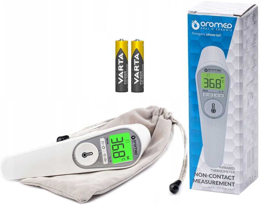 OROMED  Termometr bezdotykowy ORO-BABY COLOR  nowy + baterie