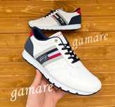 Buty skórzane Tommy Hilfiger męskie sneakersy modne oryginalne 42