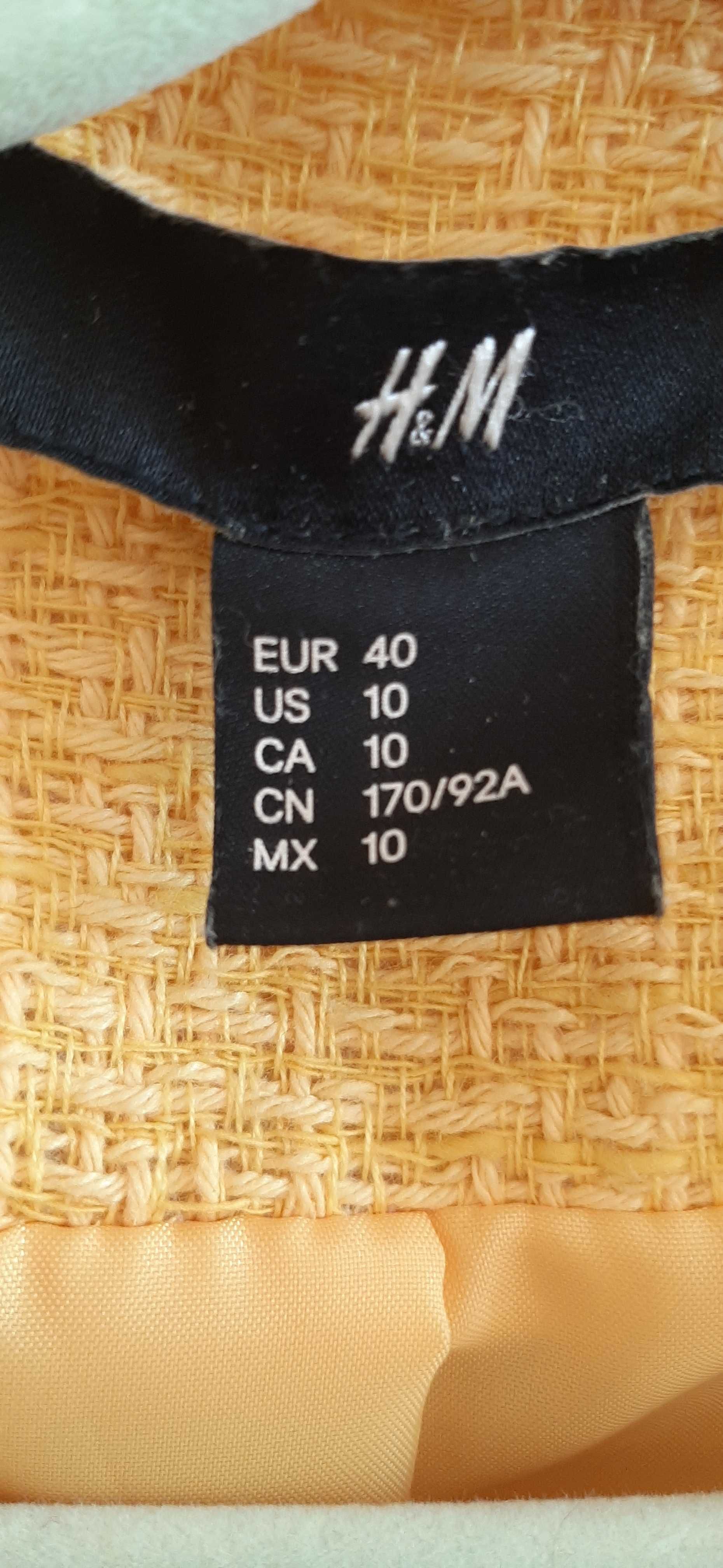 Kurtka żakiet marynarka H&M rozmiar 40