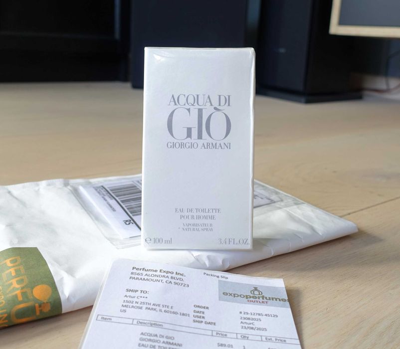 ARMANI Acqua Di Giò - Woda Toaletowa edt 100ml/ 3.4FL OZ (USA)