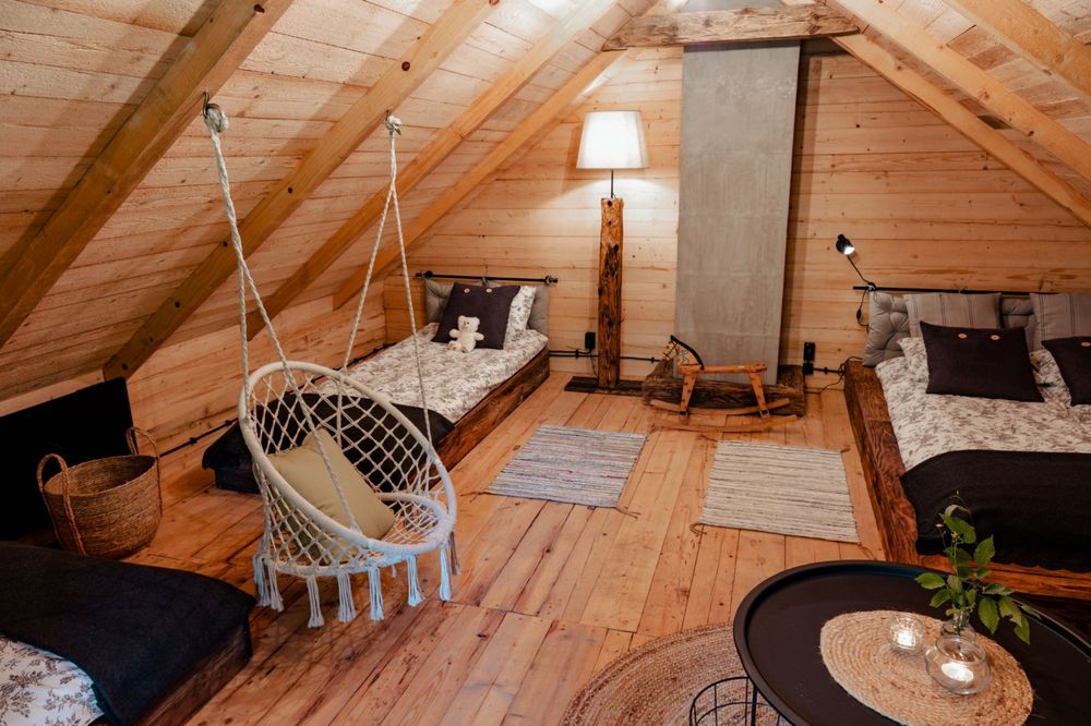 SIEDLISKO na wyłączność!! dwa DOMKI do 12os. Sauna, balia BESKID NISKI