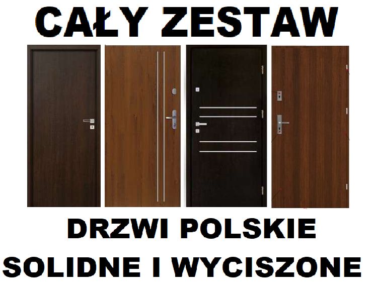 Drzwi zewnętrzne-wejściowe do mieszkań. Wewnątrzklatkowe z MONTAŻEM