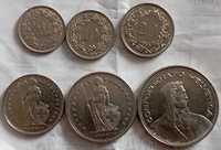 монети Швейцарії 1,2,5 франка Швейцарии