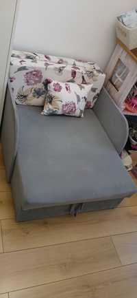 Łóżko/kanapa/fotel rozkładany szary
