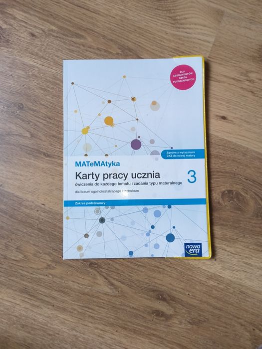 Karty pracy ucznia 3 Matematyka zakres podstawowy