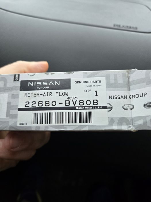 расходомер Nissan, оригинал 22680BV80B