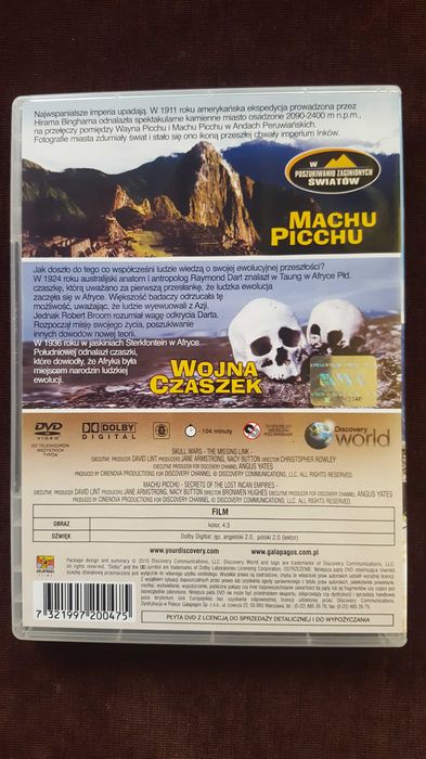 Discovery  W poszukiwaniu zaginionych światów  DVD