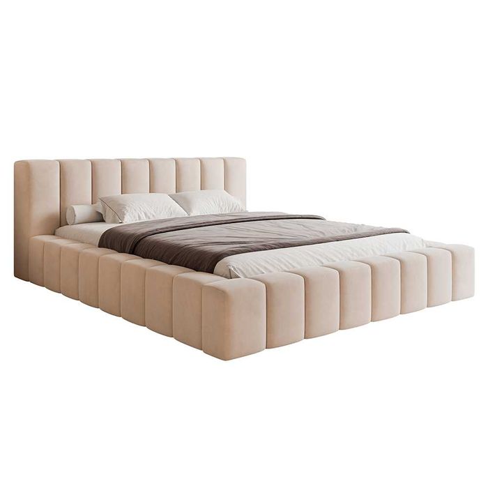 Łóżko tapicerowane Moria DARMOWA DOSTAWA z pojemnikiem na pościel