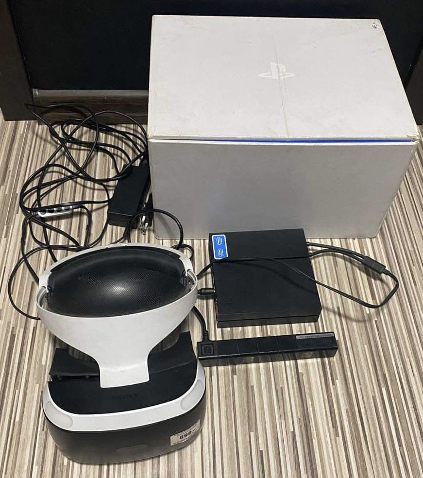 Zestaw Sony Playstation VR CUH-ZVR1 gogle, modól i kamera