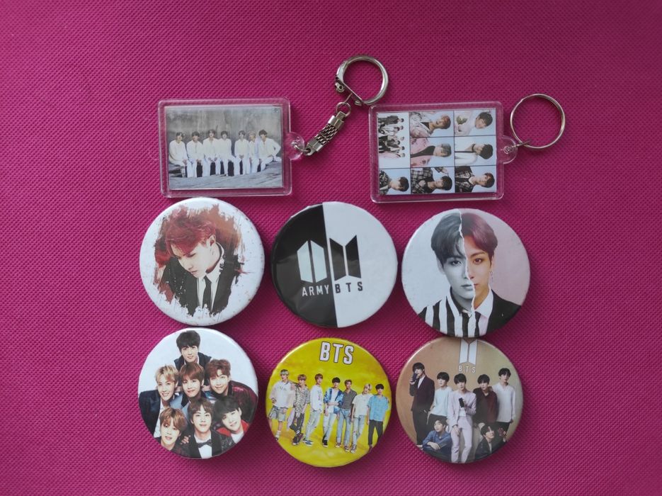 Брелки BTS, значки BTS Чонгук