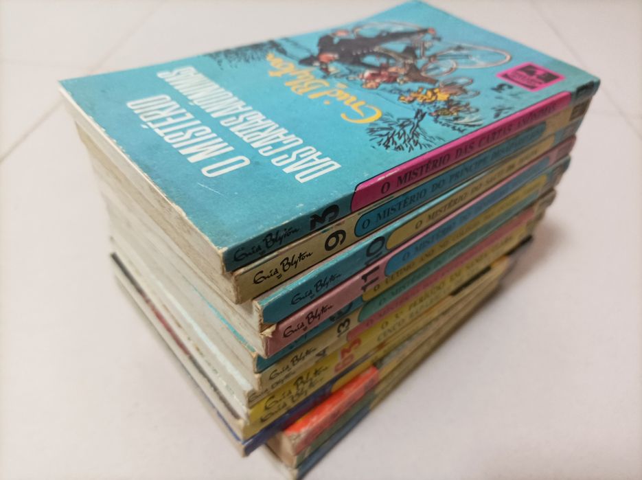 Livros Juvenis antigos - Os Cinco - Enid Blyton