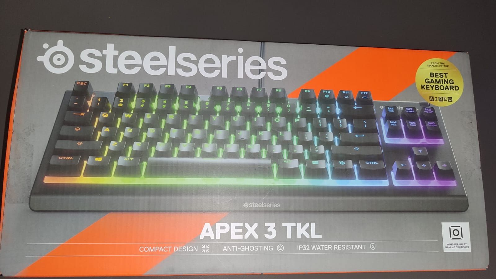 Steelseries apex 3 tkl stan idealny klawiatura gamingowa