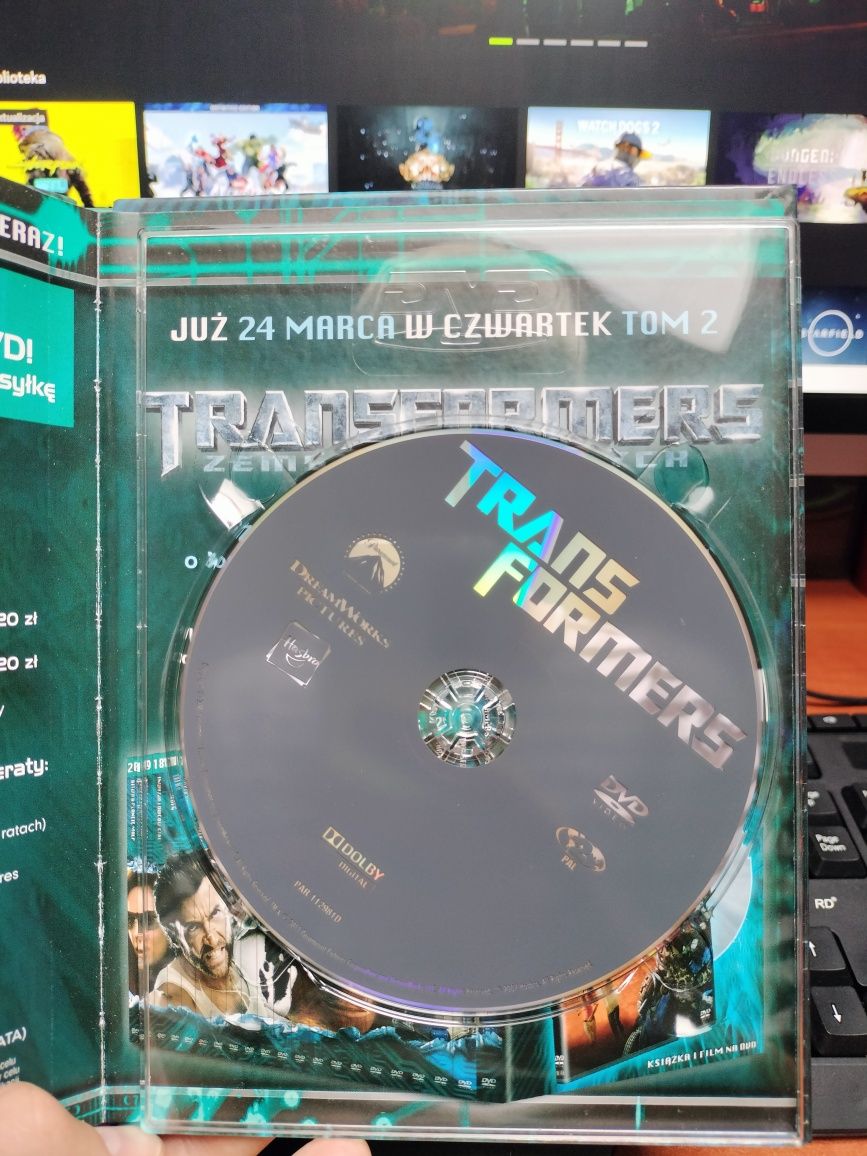 Transformers 1 na DVD