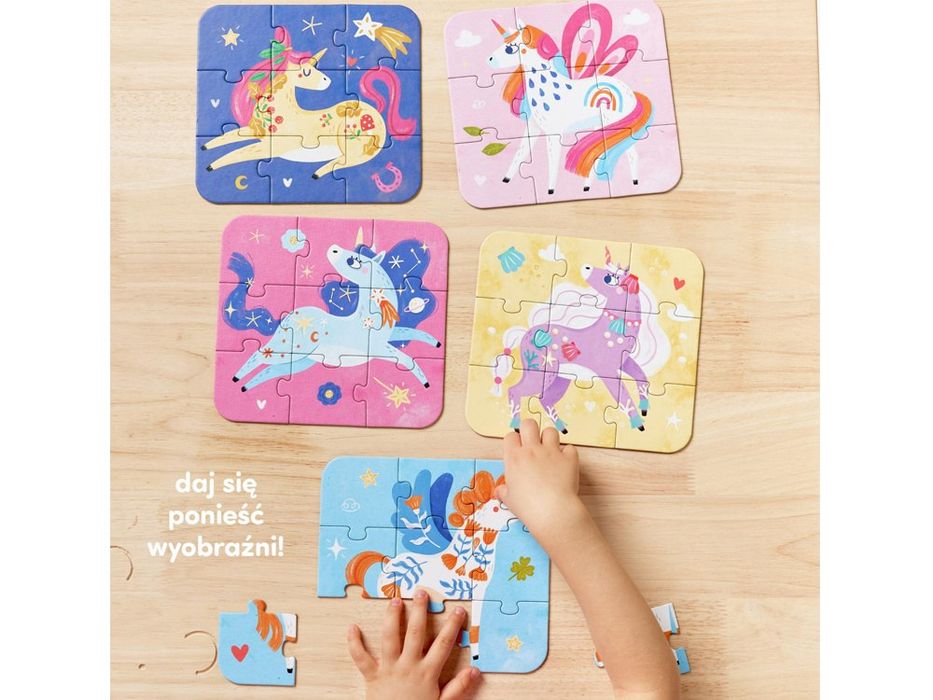 CzuCzu Puzzle Baśniowe Jednorożce 3+ ZA6097