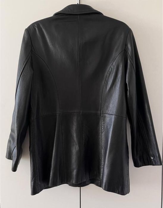 піджак, жакет шкіряний вінтажний