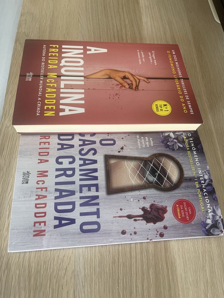 Livros  A Inquilina e o Casamento da Criada