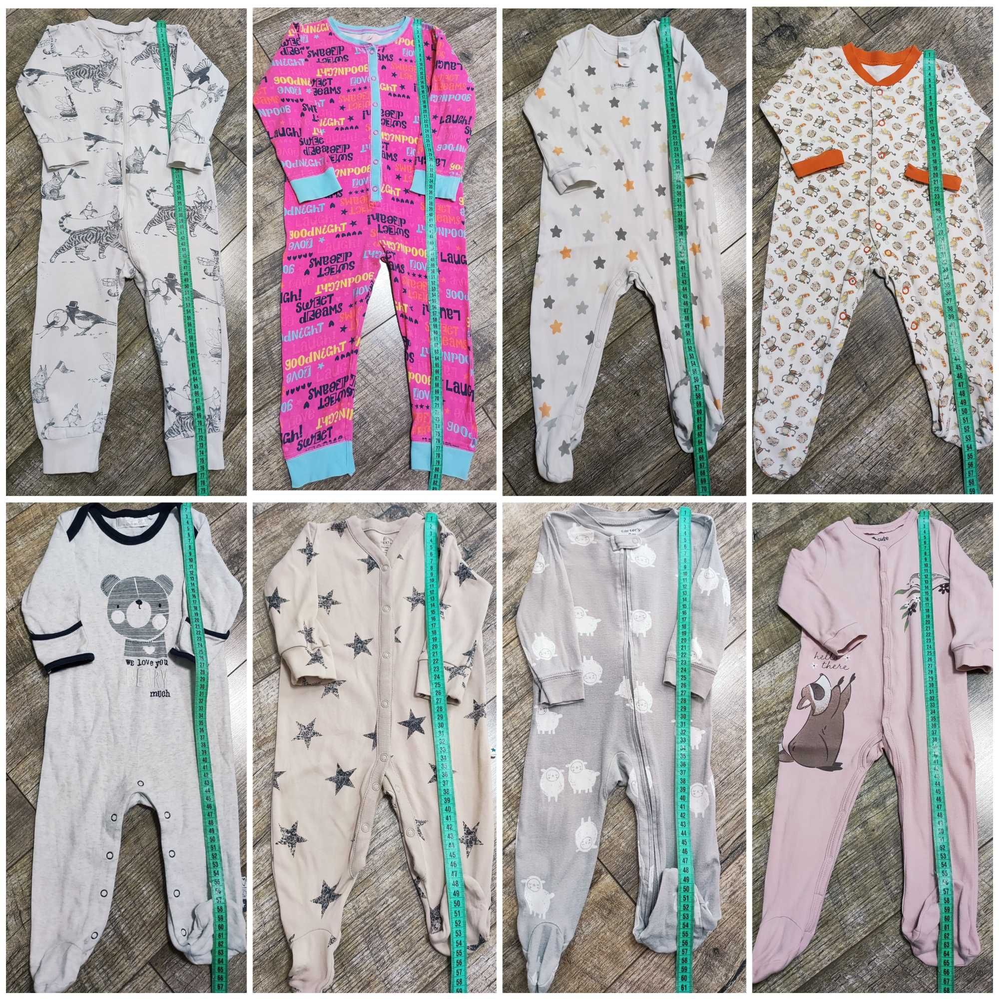 Человечки, слипы, F&F, Next, TU, Primark, р. 3-24мес., 62-92