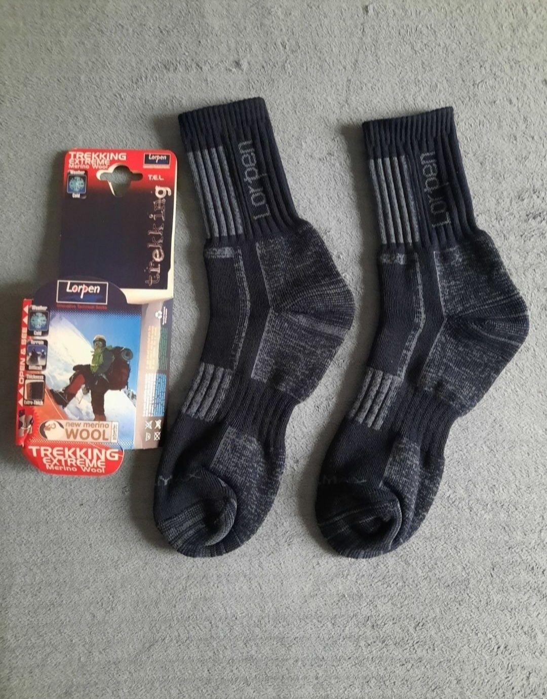 Мужские носки Lorpen Trekking Merino Wool, Coolmax