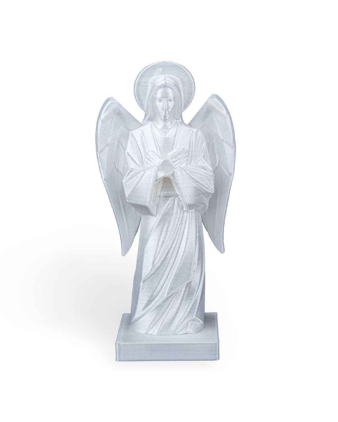 Figurka Anioła - Perłowa