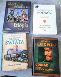 4 książki podróżnicze z Autografami