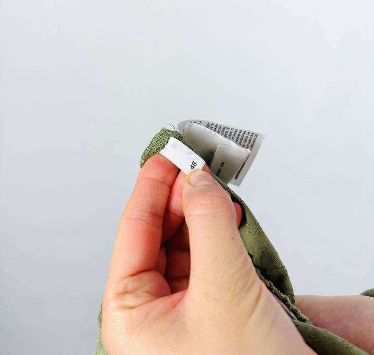 Zielona bluzka kopertowa z wiązaniem 4XL 48 C&A