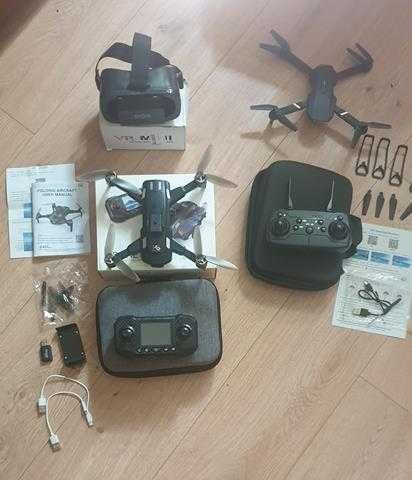 2 Drones com câmara  + Óculos VR