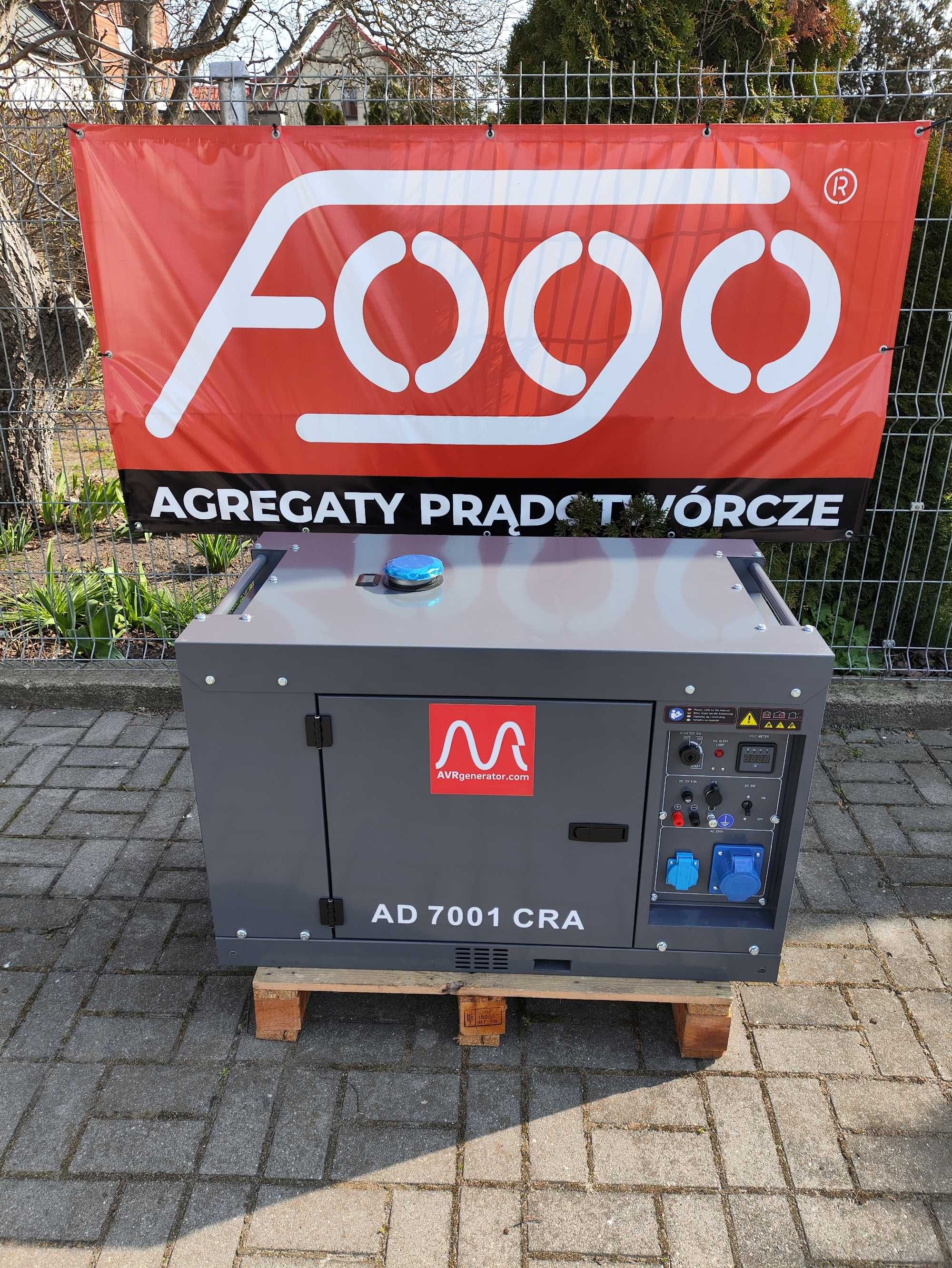 Agregat prądotwórczy AD7001CRA 6kW DIESEL AVR