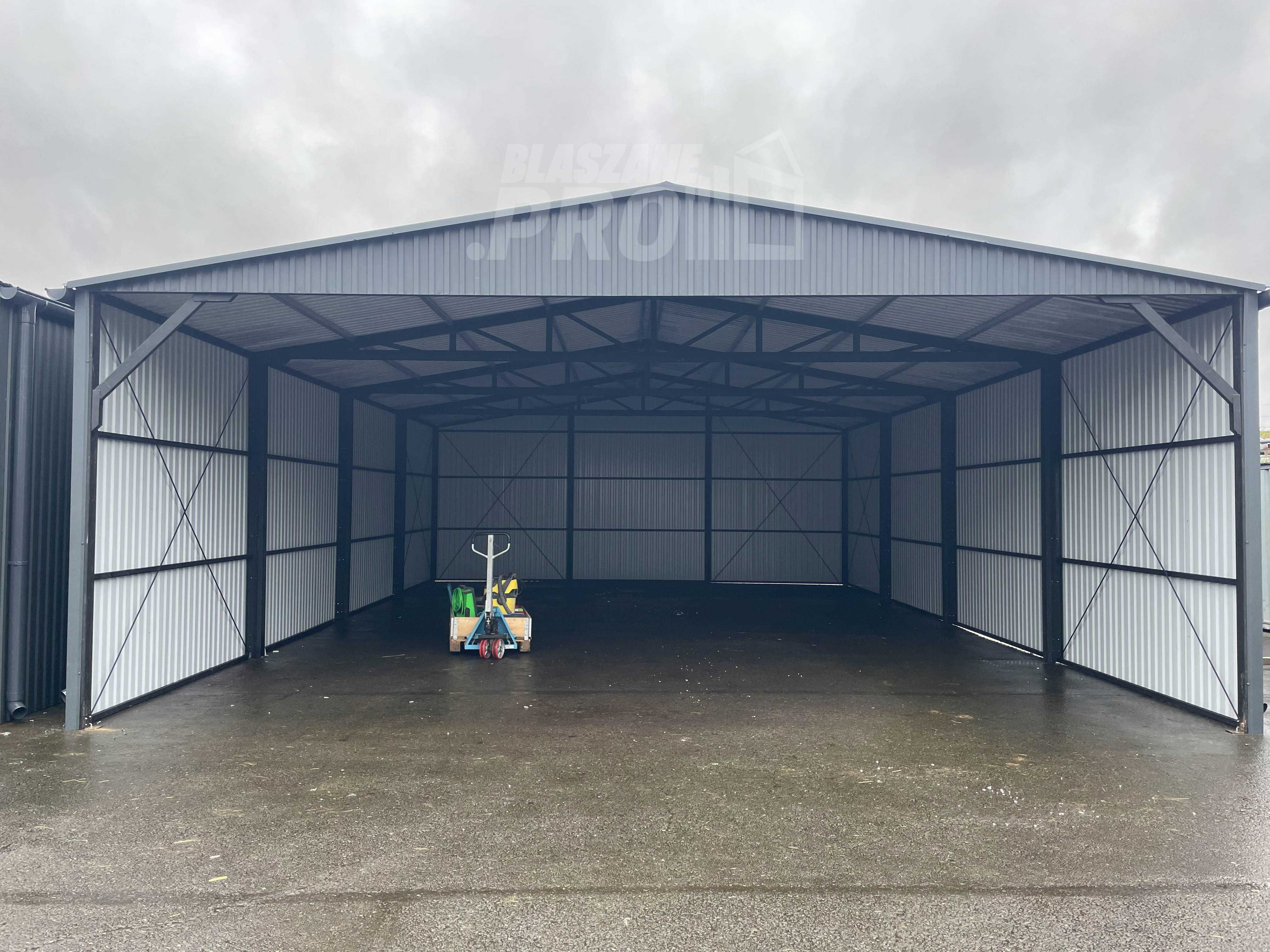 Wiata samochodowa CarPort 9x11m rynny GP530