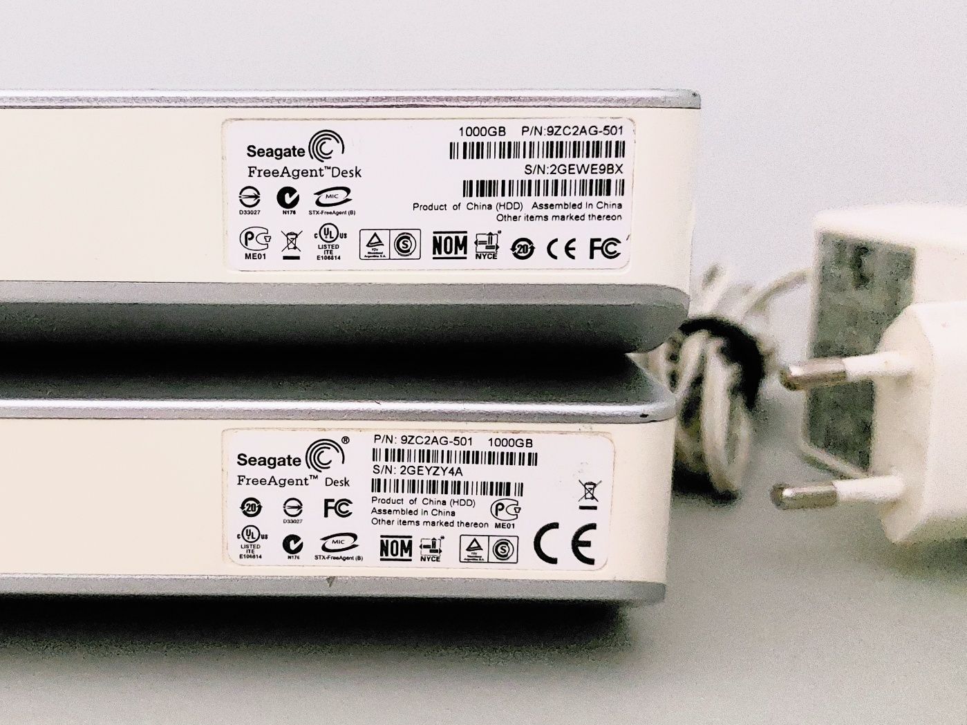 Жорсткий диск зовнішній (2 шт.) HDD Seagate FreeAgent Desk 1TB