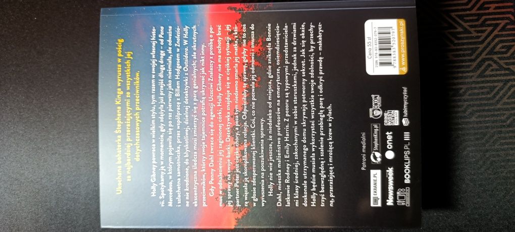 Stephen King – Holly
Wydawnictwo: Prószyński i S-ka