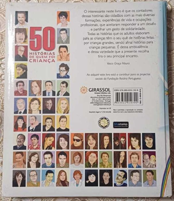 Livro 50 histórias de quem já foi criança