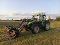Deutz fahr Agroplus 95 z ładowaczem zamiana