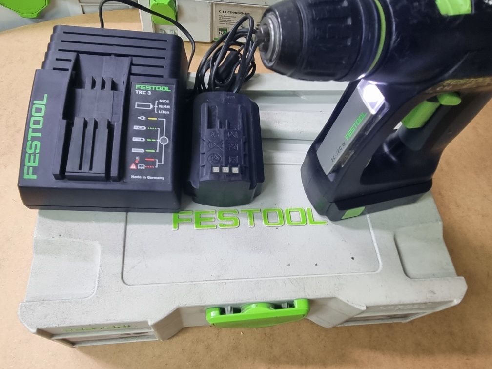 Wkrętarka festool c12 li-ion systener 2 aku ładowarka fast fix t  loc
