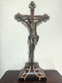 Antigo crucifixo de Madeira ,Jesus Cristo na Cruz