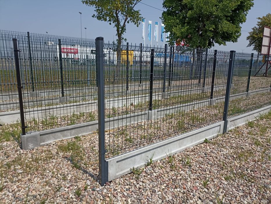 Ogrodzenia panelowe panel słupki bramy furtki płot palety