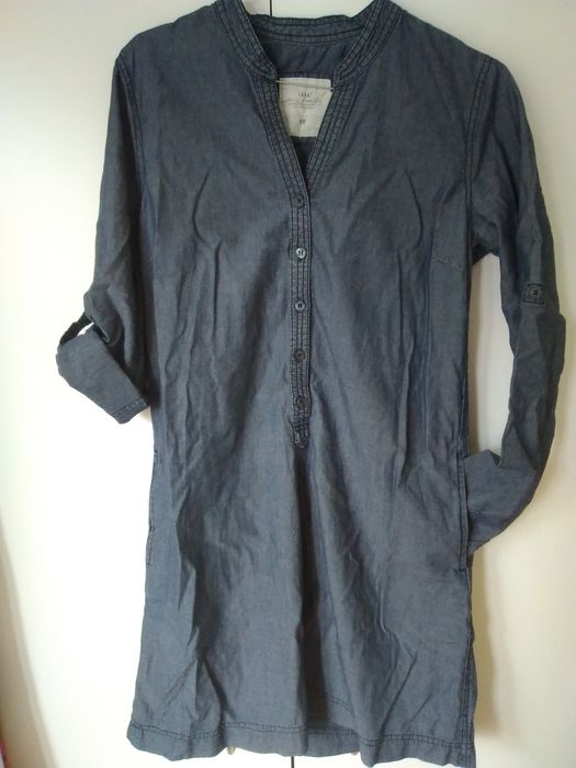 Tunika, bluzka denimowa H&M r. 36/S 100  % bawełna
