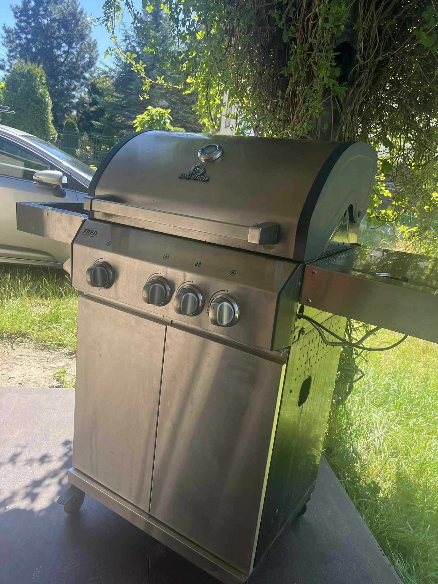 BURNHARD Gril Gazowy PREMIUM INOX 3.1  Okazja