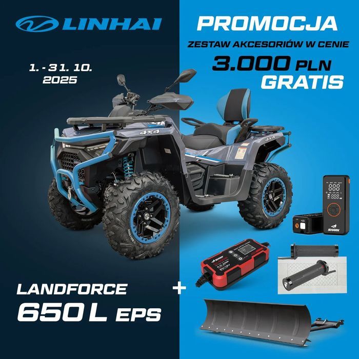 Linhai ATV Landforce 650 Pro EPS | LED | NOWOŚĆ 2025 | 4x4 | T3b - odlicz VAT!