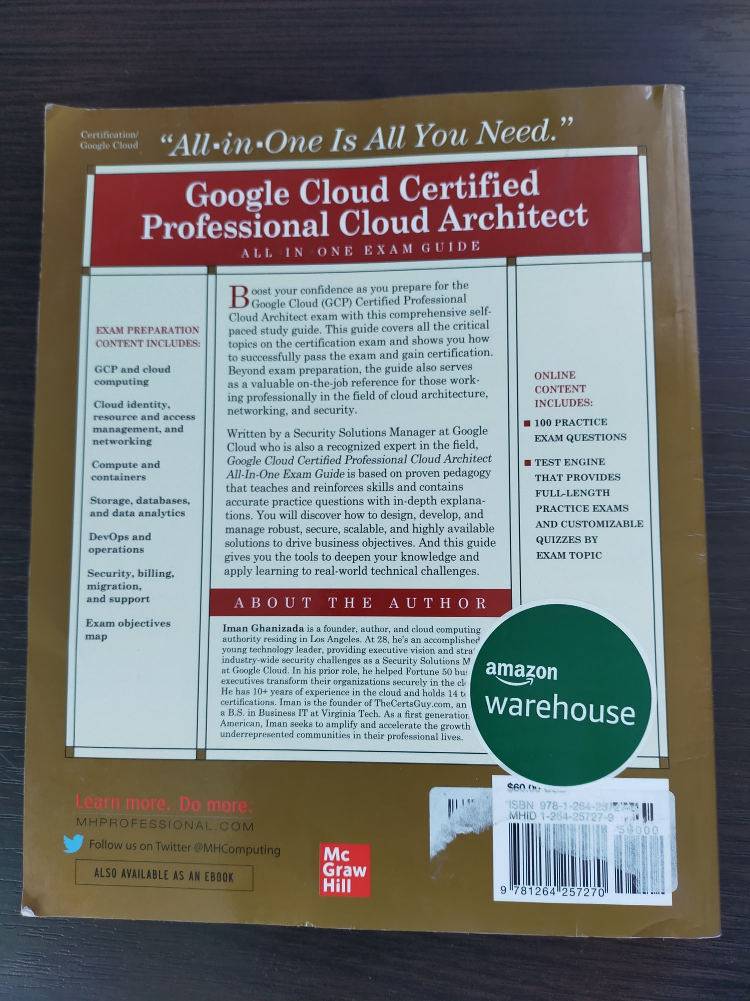 Google Cloud Certified Professional Cloud Architect All-In-One