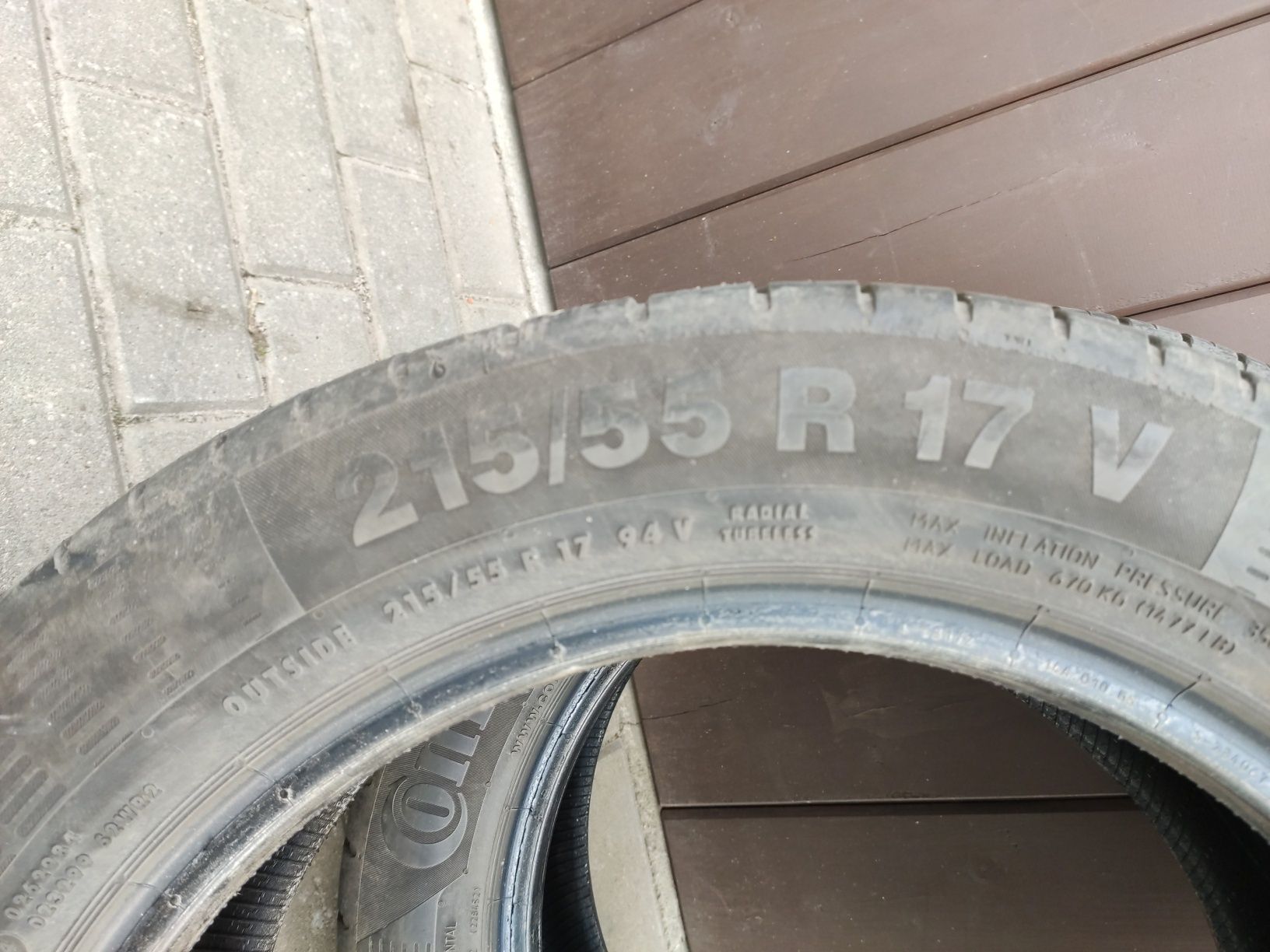 Opony letnie Continental & Goodyear 215/55 r17