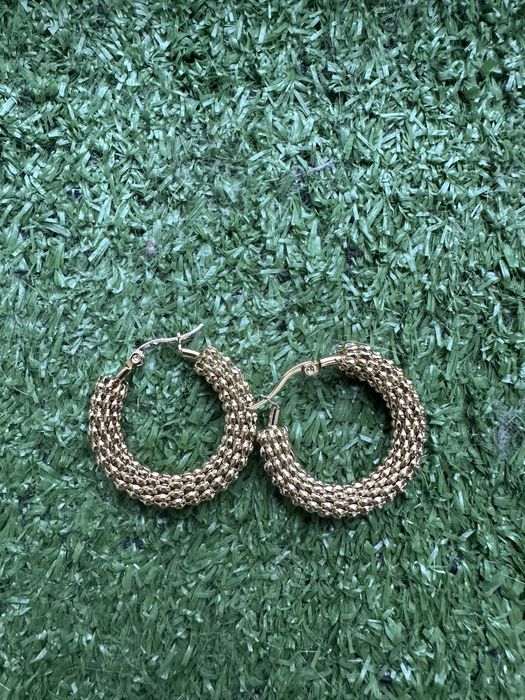 Сережки - кільця з медичного сплаву