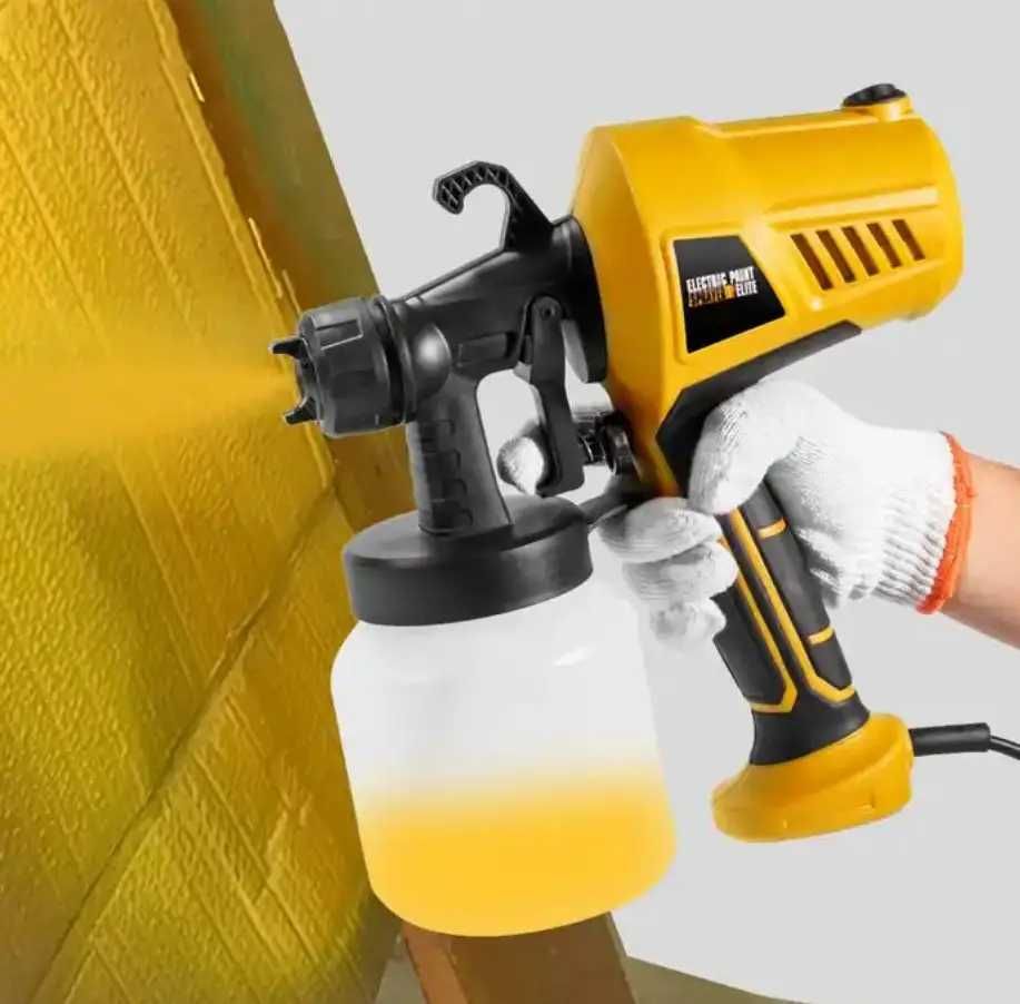 Фарбопульт електричний пульверизатор 8757 yellow. Арт.22331