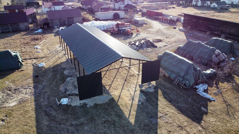 Konstrukcja hali 12x20, Konstrukcja ocynkowana, Hale stalowe, PROMOCJA