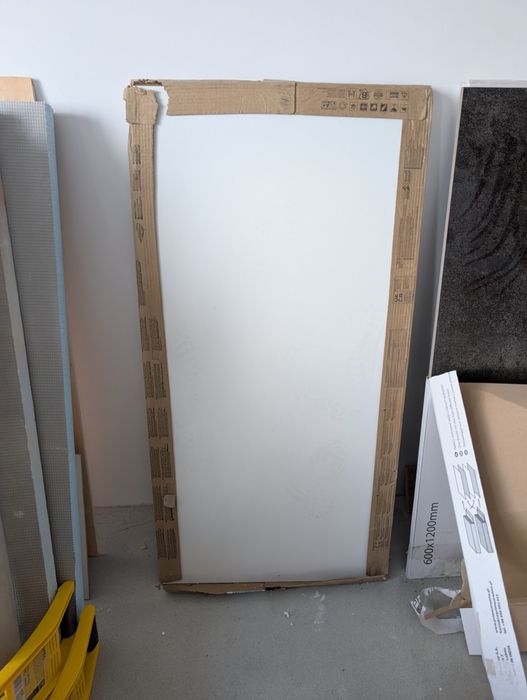 Gres szkliwiony MONOLOOK white mat 59,8x119,8 gat. I Cersanit