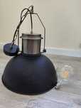 Lampa wisząca Ted czarno-złota pokój, salon, sypialnia, jadalnia,