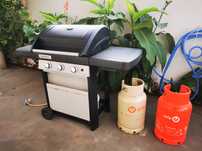Barbecue a gás com 3 queimadores Campingaz Classic L + duas botijas